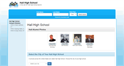 Desktop Screenshot of hallhighschool.net