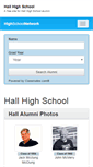 Mobile Screenshot of hallhighschool.net